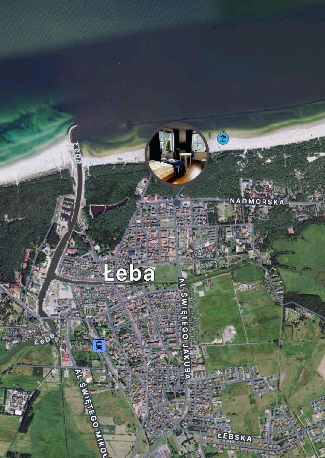 Pokoje Goscinne Nad Morzem Leba Luaran gambar